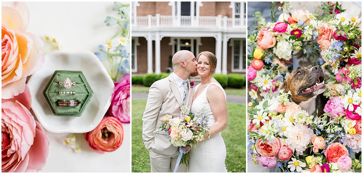 Gorgeous wild-flower inspired wedding at Warrenwood Manor